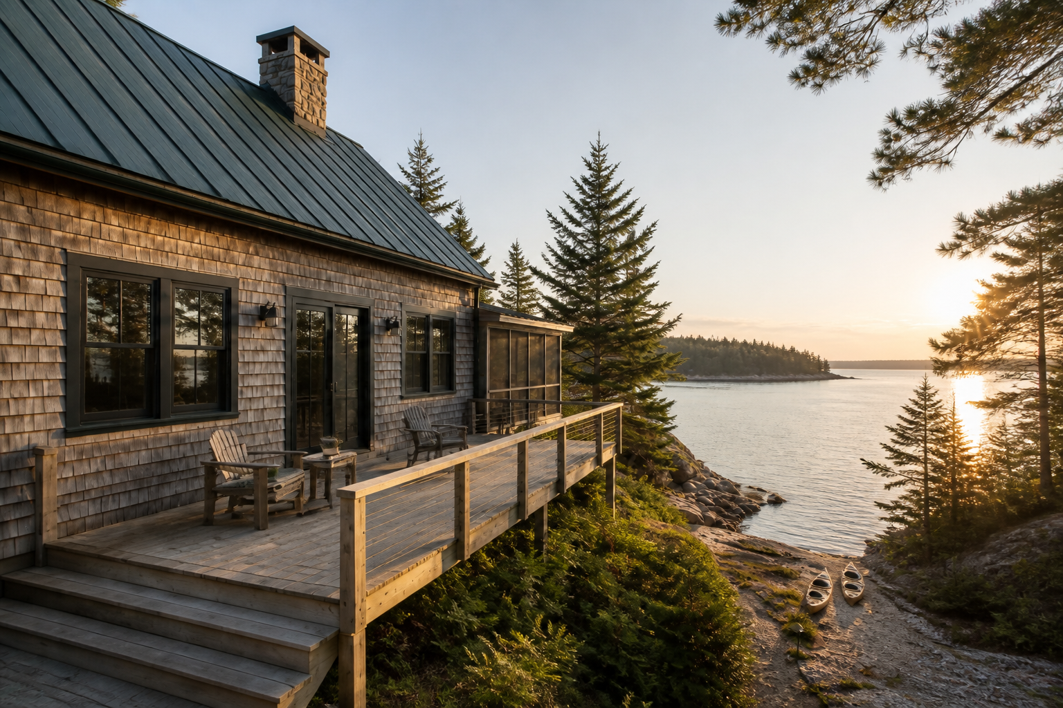 Bar Harbor Coastal Cabin — Sunrise Deck + Kayak Launch — additional photo 1