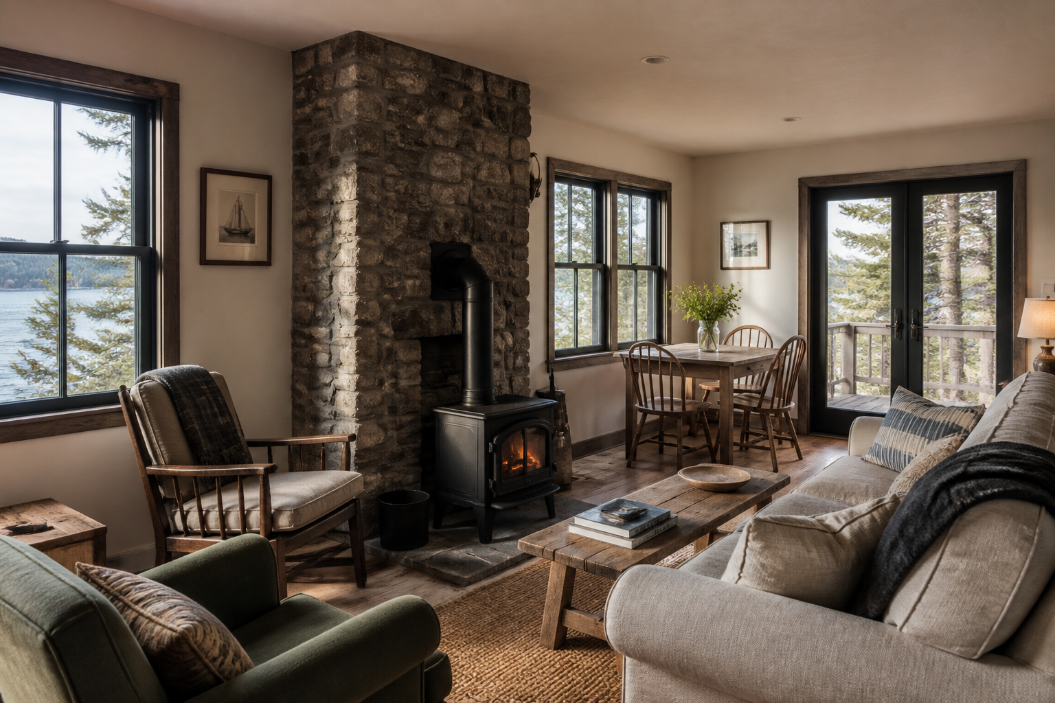 Bar Harbor Coastal Cabin — Sunrise Deck + Kayak Launch — additional photo 2